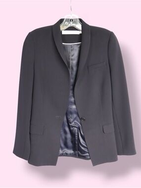 Contemporaine Women’s Black Tailored Blazer Size 2 Minimalist Career Jacket